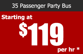 35 Passenger Party Bus Rental